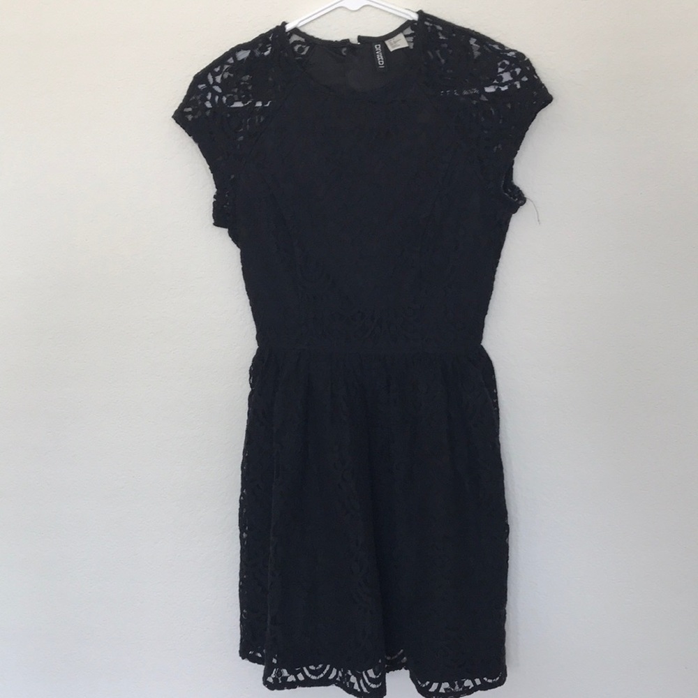 H&M Black Lace Dress